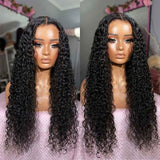 WOWANGEL Wear & Go 5x5 HD Lace Closure Wig Curly Invisible Lace Glueless Wig - wowangel