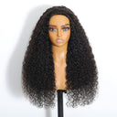 WOWANGEL Wear Go Half Wig Curly Seamless Flip Over Wigs Beginner Friendly - wowangel