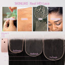 Lace Closure Only, 6x6 Skinlike Real HD Lace Closure Only, HD Lace Piece - wowangel