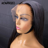 UK Shipping | Skinlike Real HD Lace 13X6 Full Frontal Wig Silk Straight - wowangel