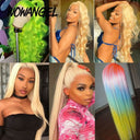 Upgrade 2.0 | 613 Blonde Skinlike Real HD 13x4 Lace Full Frontal Wig Straight Glueless Wig - wowangel