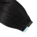 USA Shipping | Tape in Hair Extensions Straight/ Body Wave Human Hair 40pcs 100g - wowangel