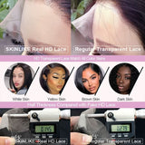WOWANGEL Skinlike Real HD Full Lace Wig Kinky Straight Clean Hairline - wowangel