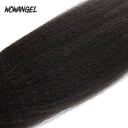 WOWANGEL Tape in Hair Extensions Kinky Straight Natural Black Human Hair 40pcs 100g - wowangel