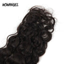 WOWANGEL Tape in Hair Extensions Water Wave Natural Black Human Hair 40pcs 100g - wowangel