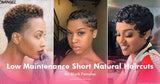 15 Low Maintenance Short Natural Haircuts for Black Females - wowangel