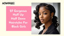 27 Gorgeous Half Up Half Down Hairstyles For Black Girls - wowangel