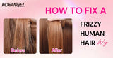 How to Fix a Frizzy Human Hair Wig - wowangel