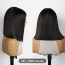 WOWANGEL 2x6 HD Lace Closure Perücke, tragbar, kleberlos, Kim K Straight Bob