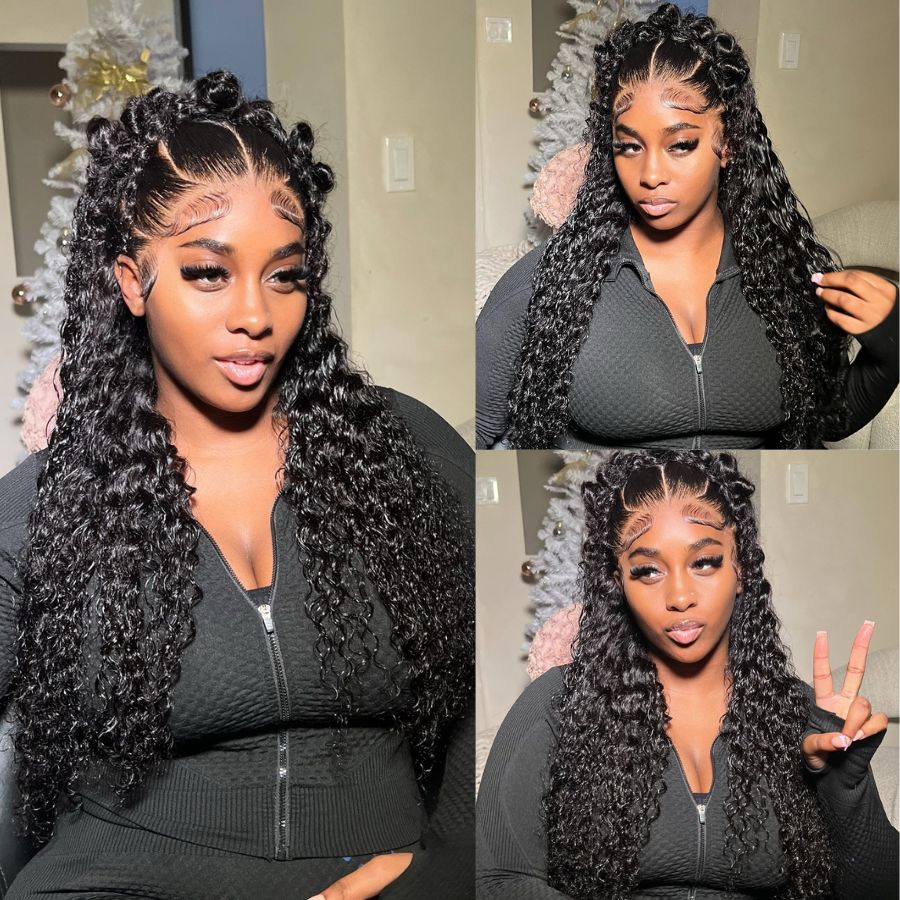 UK Shipping | 13X6 Skinlike Real HD Lace Front Wig Curly Texture 250% Density