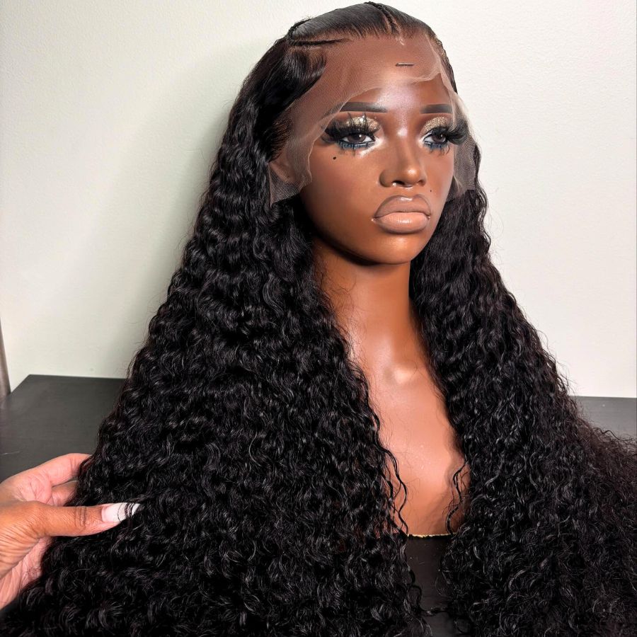 UK Shipping | 13X6 Skinlike Real HD Lace Front Wig Curly Texture 250% Density
