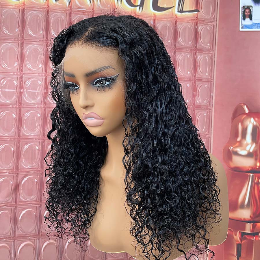 WOWANGEL Cambodian Curl Skinlike Real HD Lace 13X6 Full Frontal Wig