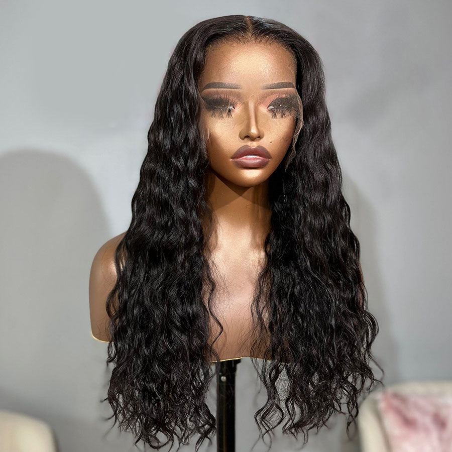 Upgrade Nature Wave 13X6 Full Frontal Skinlike Real HD Lace Wig Pre Plucked Hairline