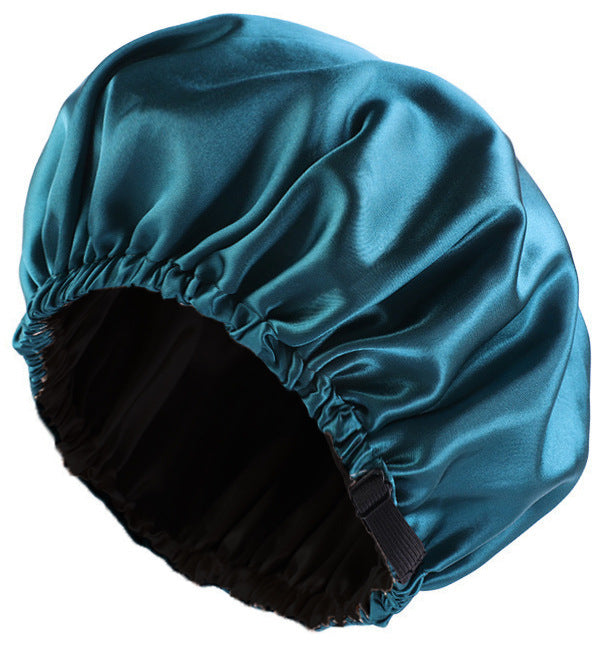 WOWANGEL Double Layer Silk Soft Sleeping Cap Bonnet