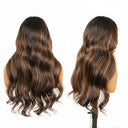 WOWANGEL Blonde Highlight HD Lace 13X6 Full Frontal Wig Pre Plucked Hairline