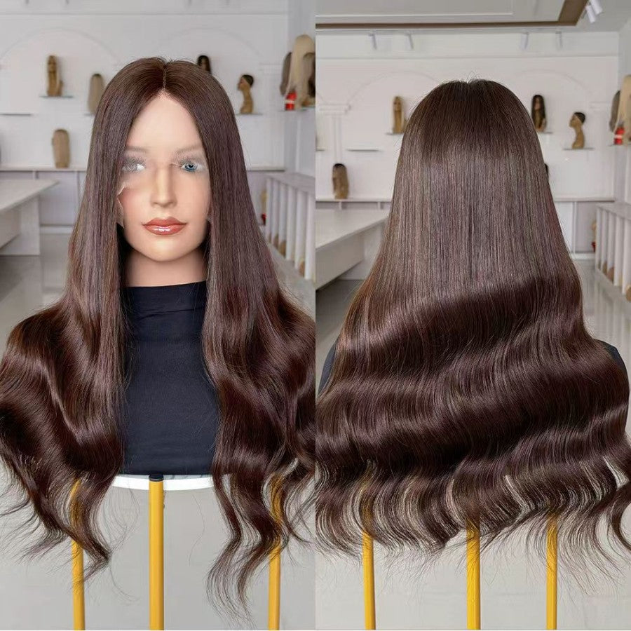 WOWANGEL 9X6 Wear to Go Glueless Perücke, Dunkelrotbraun, HD Lace Perücke, Body Wave