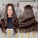 WOWANGEL 9X6 Wear to Go Glueless Perücke, Dunkelrotbraun, HD Lace Perücke, Body Wave