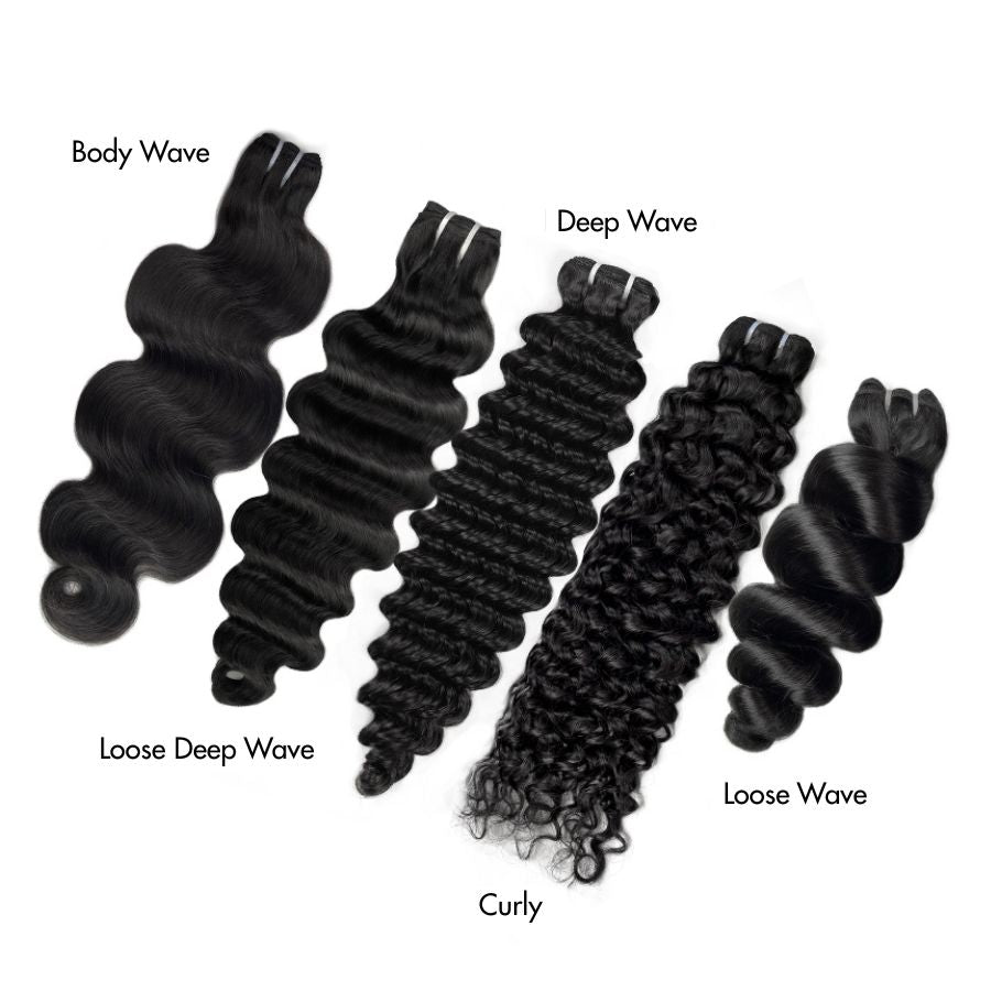 WOWANGEL Hair Bundle 1Pc Straight Body Wave Curly 100% Human Hair Weaves