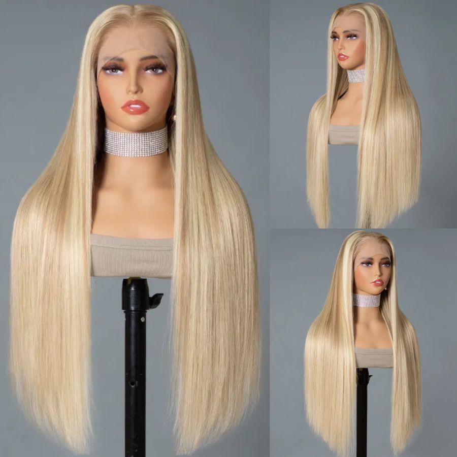 WOWANGEL 613 Blonde Highlight HD 13x4 Lace Full Frontal Wig | USA Overnight Shipping