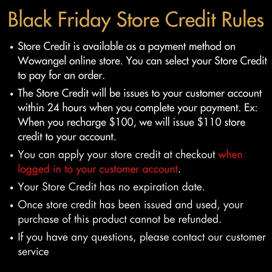 Black Friday Store Credit Special Offer