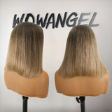 WOWANGEL Highlight Straight BOB 5x5 Skinlike Real HD Lace Closure Wig