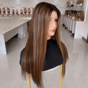 WOWANGEL 9X6 Wear to Go Glueless Perücke, Dunkelrotbraun, HD Lace Perücke, Body Wave