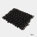 WOWANGEL Loose Curly Pre-Separated Feather Crochet Human Hair Extensions for Miracle Knots Boho Braids
