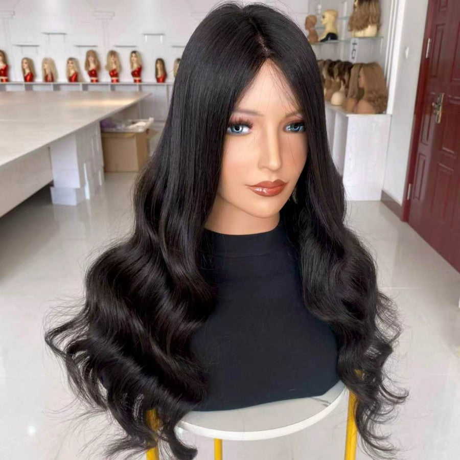 ONYX Natural Black Luxury Raw Hair 9X5 Lace Front Wigs Straight