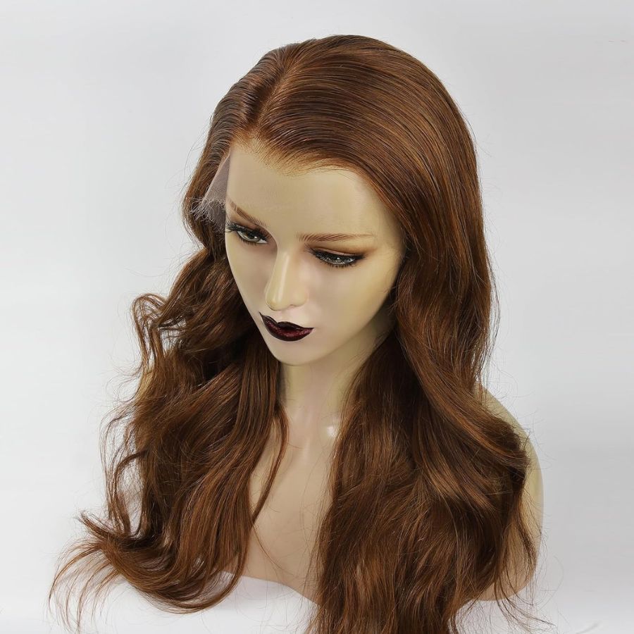 WOWANGEL Goldy Brown HD Lace 13X4 Full Frontal Wig Highlight Wig