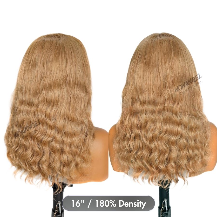 פאות WOWANGEL בצבע בלונדינית אפרפרה 13X6 עם חזית תחרה HD, שיער גולמי פרימיום