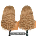 WOWANGEL Honey Blonde Wave Bob 13X6 HD Lace Front Wigs