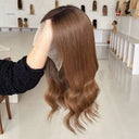 WOWANGEL 9X6 Wear to Go Glueless Perücke, Dunkelrotbraun, HD Lace Perücke, Body Wave