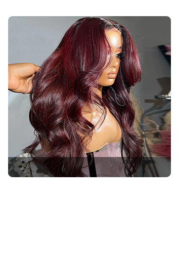 Ombre Burgundy 99J Lace Wig