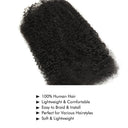 UK Shipping | Natural / #4/ #27 Afro kinky Bulk Hair Extensions For Braiding Dreadlock Human Hair