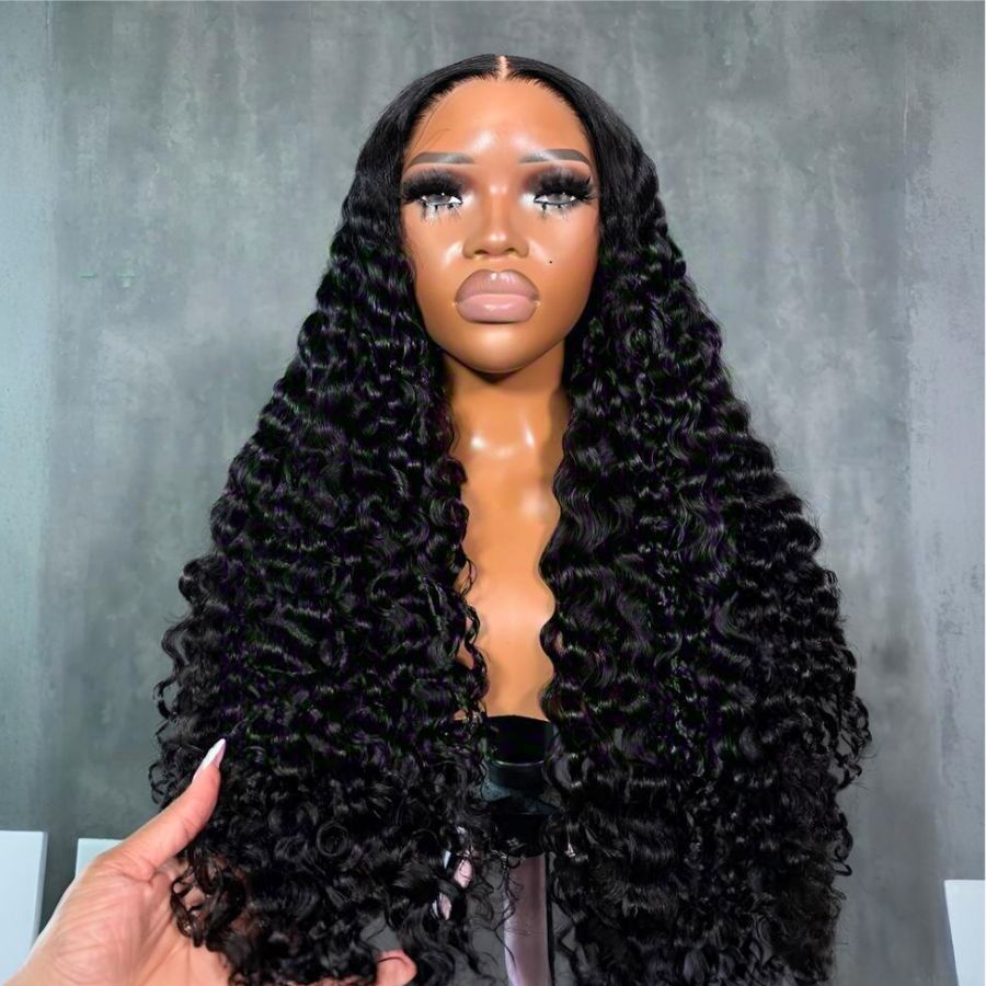 UK Shipping | 250% Density Burmese Curl 13x6 Skinlike Real HD Lace Front Wig