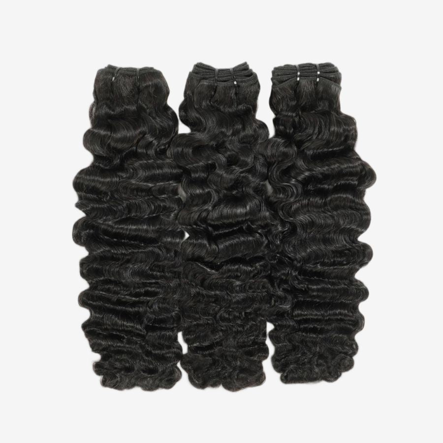 WOWANGEL Burmese Wave Hair Bundles 100% Human Hair Weaves