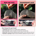 WOWANGEL 7X6 Drawstring Glueless Wigs Kinky Straight Wear to Go HD Lace Wigs - wowangel