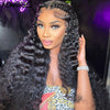 13x6 Deep Wave Frontal Wig HD Lace Put on & Go Glueless Wig