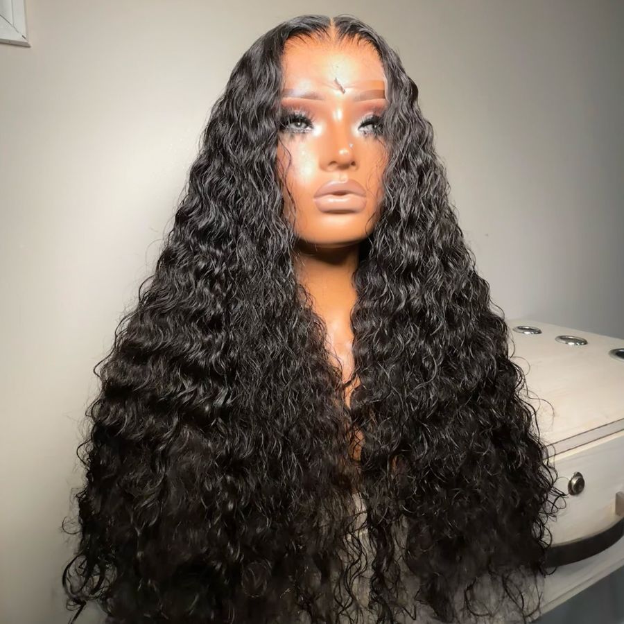 UK Shipping |13X6 Skinlike Real HD Lace Full Frontal Wig Loose Deep Wave