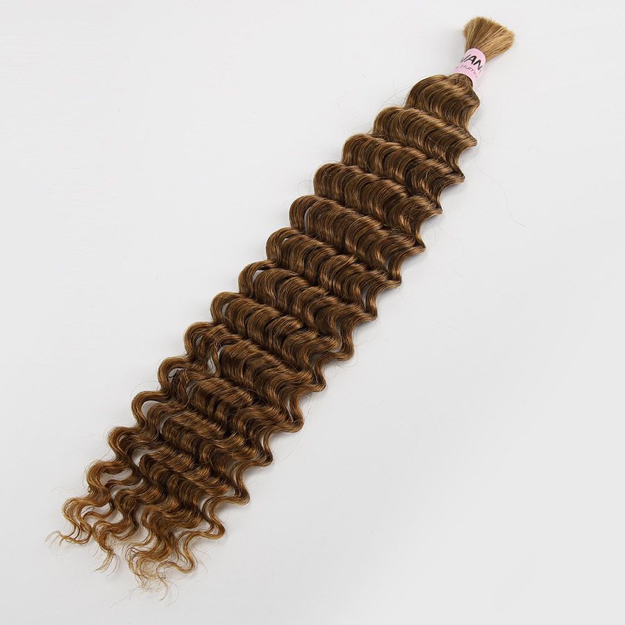 Single bundle of WOWANGEL deep wave human hair.