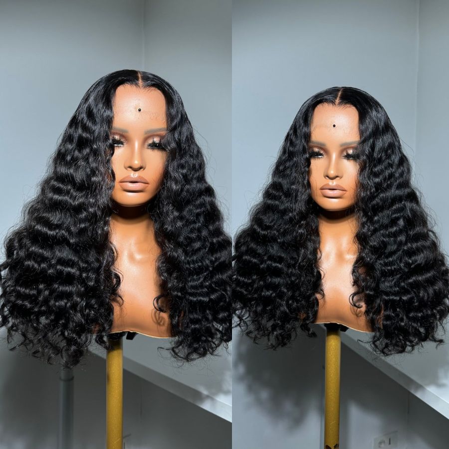 WOWANGEL Burmese Wave Premium Raw Hair 5X5 HD Lace Closure Wigs