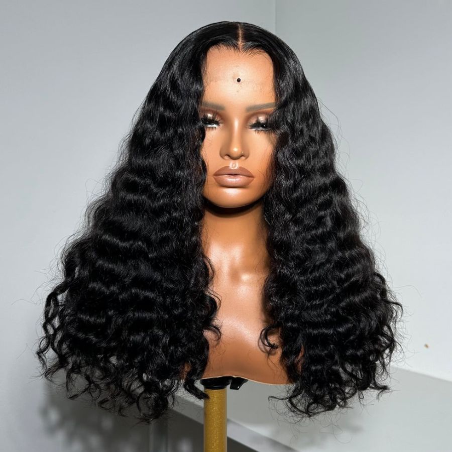 WOWANGEL Burmese Wave Premium Raw Hair 5X5 HD Lace Closure Wigs