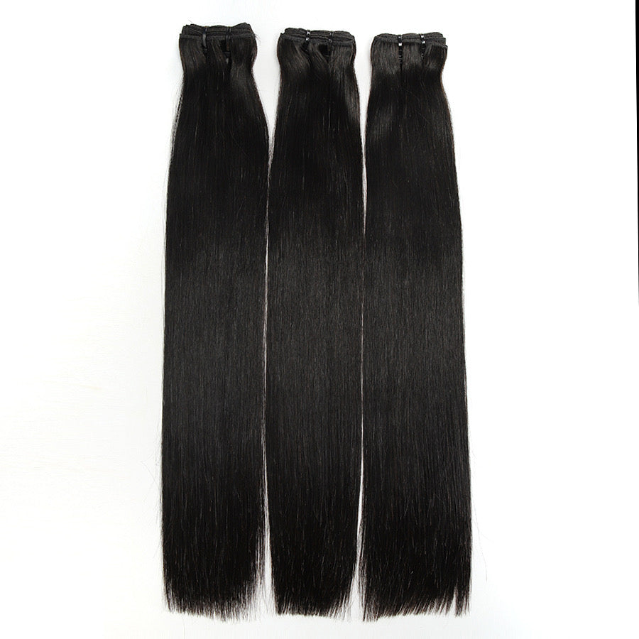 WOWANGEL straight raw hair bundles, 3pcs set