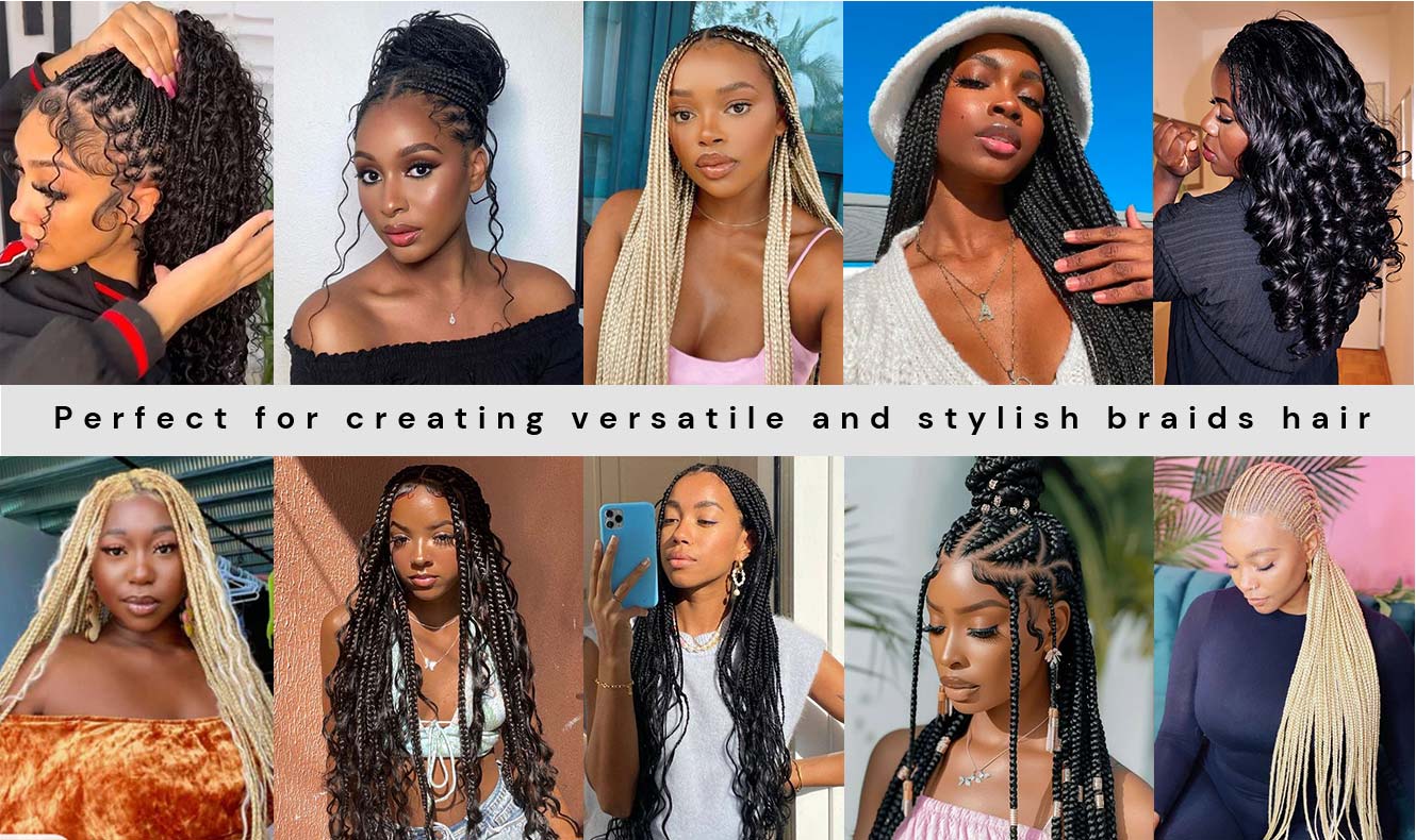 A WIDE RANGE OF HAIR WEAVING STYLES