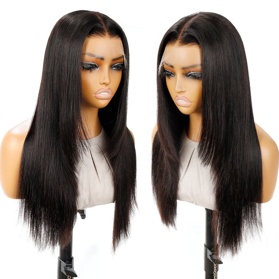 Clearance Deal | WOWANGEL 13X6 Skinlike Real HD Lace Front Wig Stright Pre Plucked - wowangel