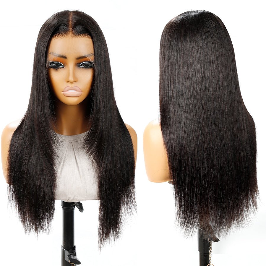 Clearance Deal | WOWANGEL 13X6 Skinlike Real HD Lace Front Wig Stright Pre Plucked - wowangel