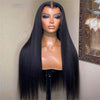 WOWANGEL Yaki Straight 13X6 Skinlike Real HD Lace Front Wig Nature Hairline