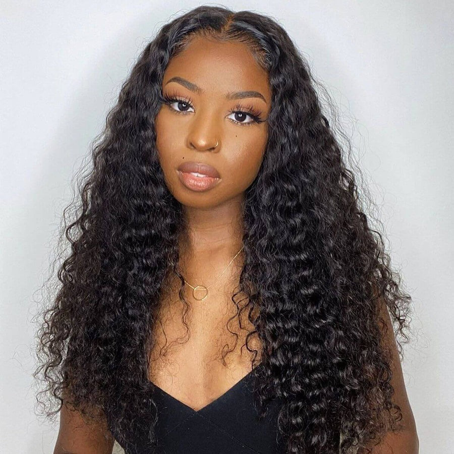 WOWANGEL 5X5 Skinlike Real HD Lace Closure Wig Deep Wave