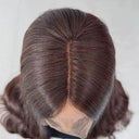 ESPRESSO Dark Brown Luxury Raw Hair 9X5 Lace Front Wigs Straight - wowangel