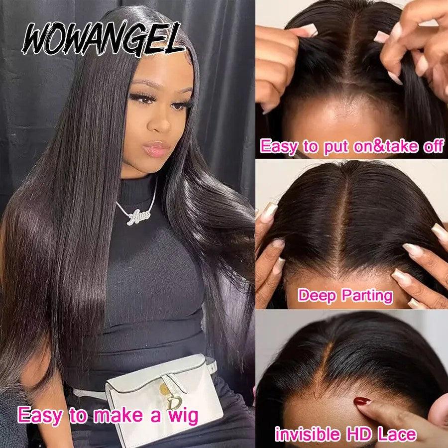 Lace Closure Only, 2x6 Skinlike Real HD Lace Closure Only, HD Lace Piece - wowangel